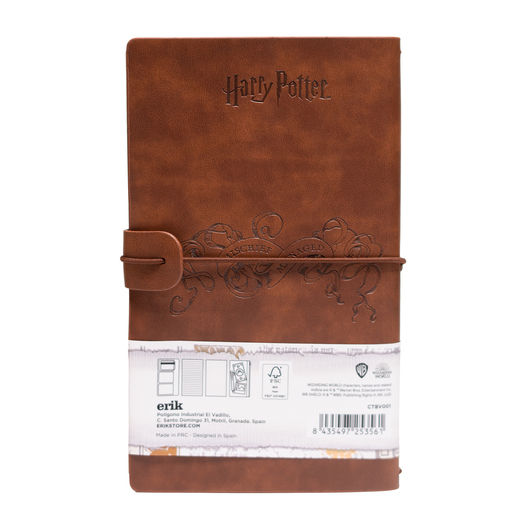 Carnet cu husa din piele - Harry Potter