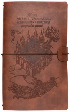 Carnet cu husa din piele - Harry Potter