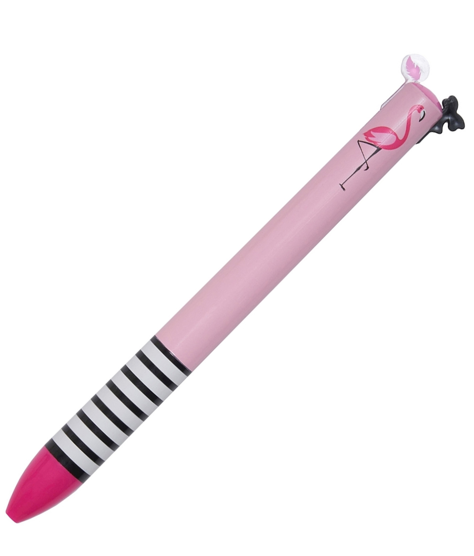 Pix - Click and Clack - Two Colour - Flamingo