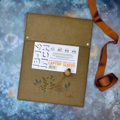 Husa laptop - Fori Dori Laptop Sleeve - Taiga & Vintage Green thumbnail