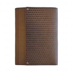 Husa tableta cu buzunare multifunctionale, notes si pix din materiale reciclate - Maro