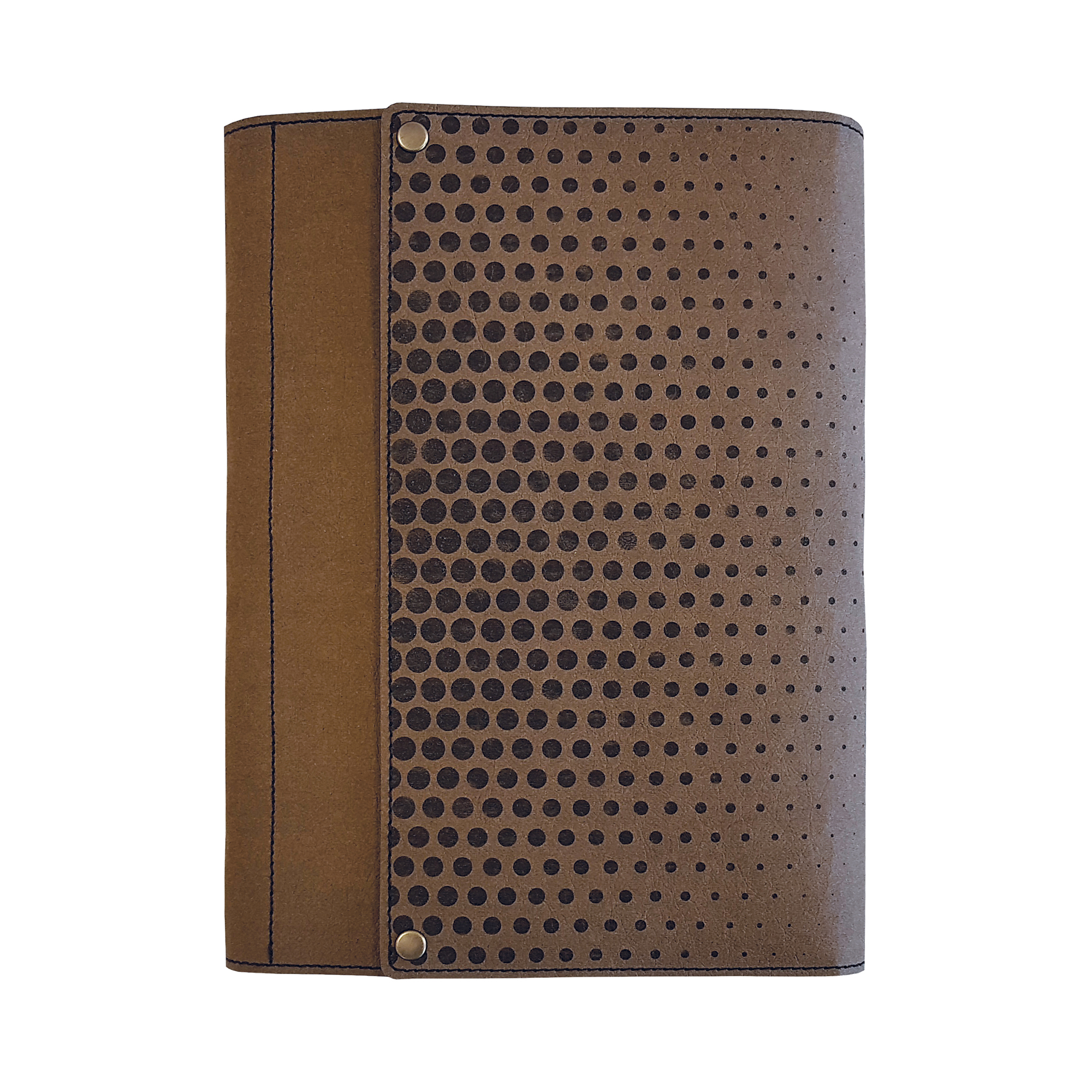 Husa tableta cu buzunare multifunctionale, notes si pix din materiale reciclate - Maro