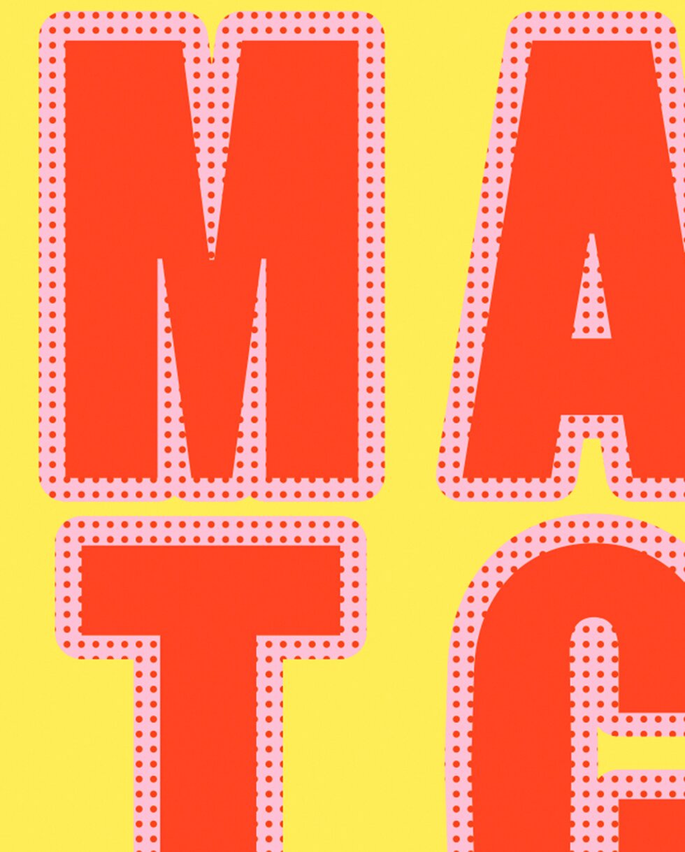 Carnet - Graphic Glow L - Magic Idea