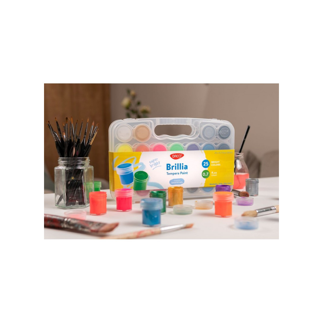 Set guase - Brilia, 25 de culori