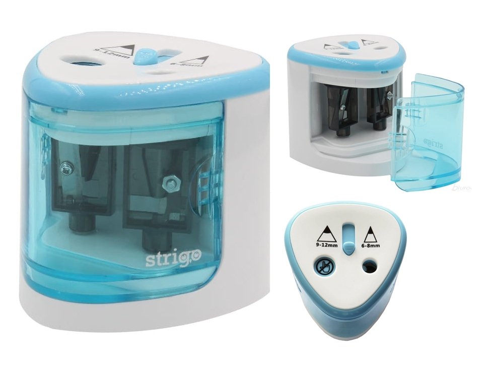 Ascutitoare electrica - 2 dimensiuni - Albastru