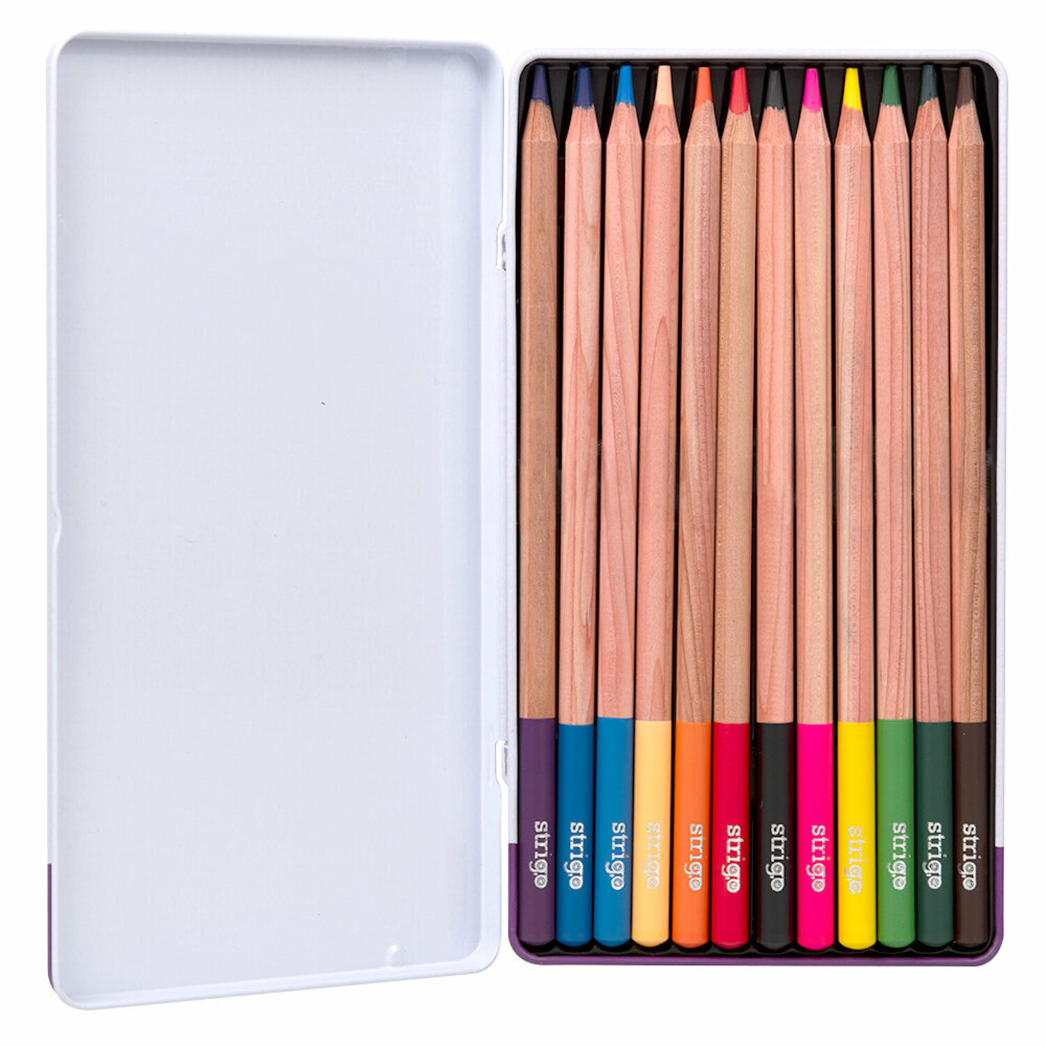 Set 12 creioane colorate - Strigo Seria 'Artist'