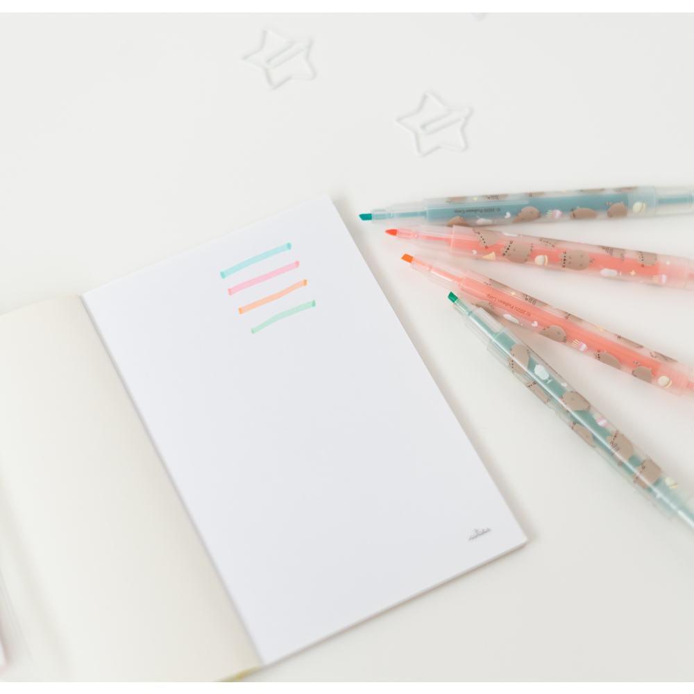 Set 4 evidentiatoare - Pusheen Foodie Collection