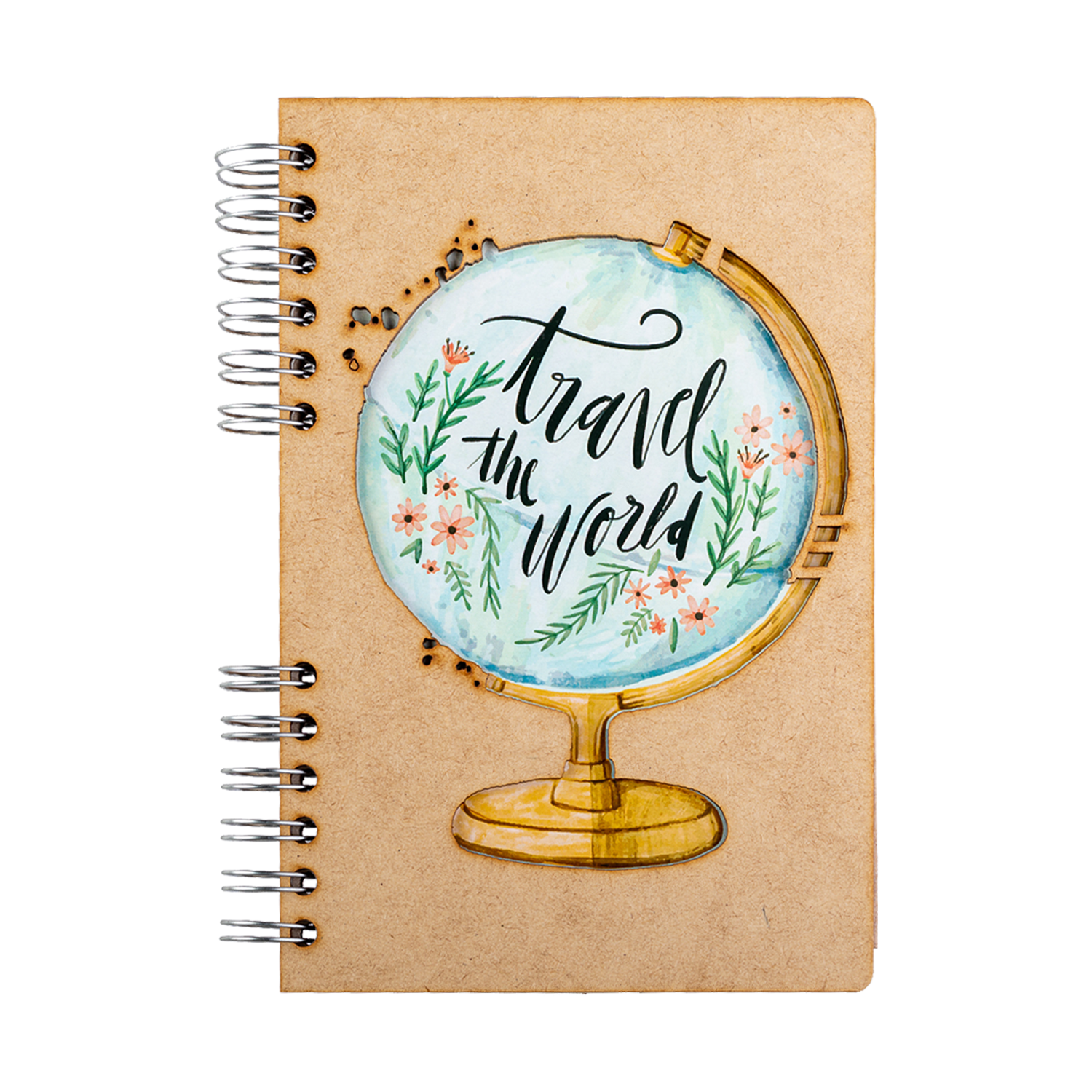 Carnet A5 - Blank - Travel The World
