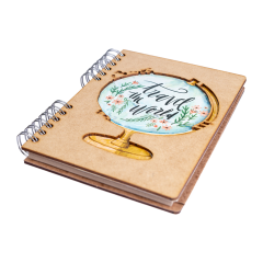 Carnet A5 - Blank - Travel The World thumbnail
