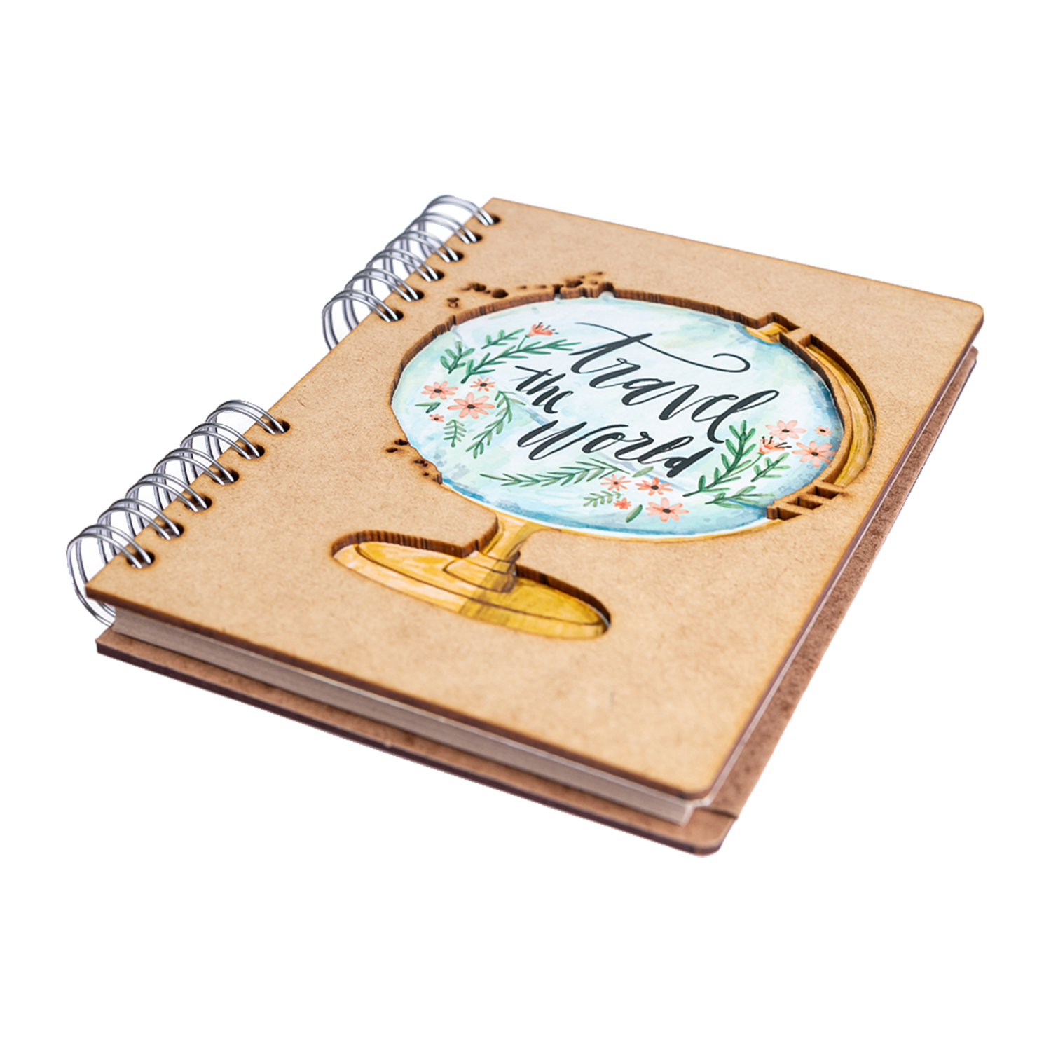 Carnet A5 - Blank - Travel The World