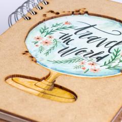 Carnet A5 - Blank - Travel The World thumbnail