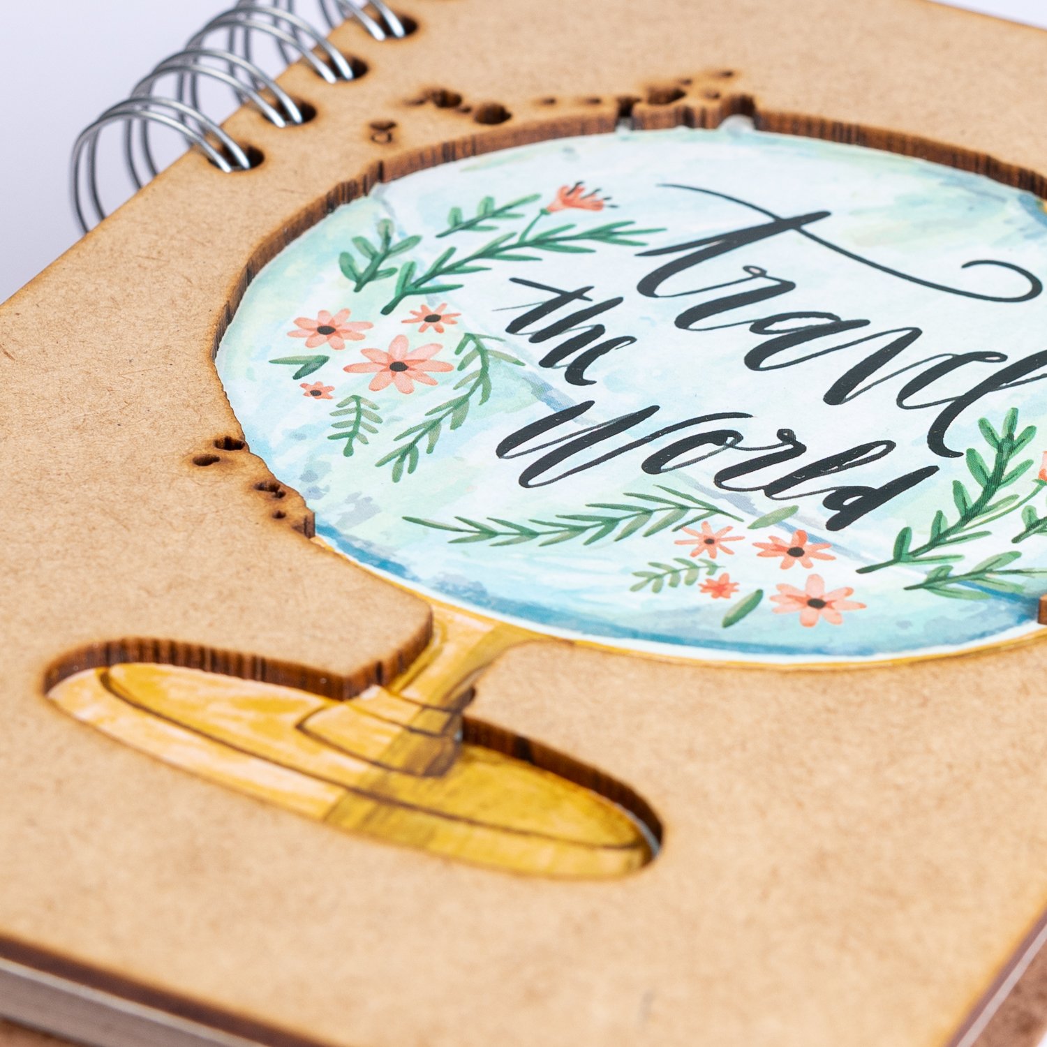 Carnet A5 - Blank - Travel The World