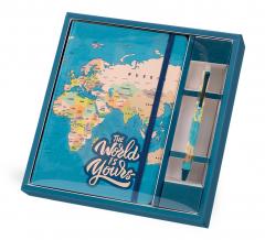 Set carnet si pix - Blue Maps