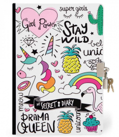 Jurnal cu lacat si cheie - Unicorn