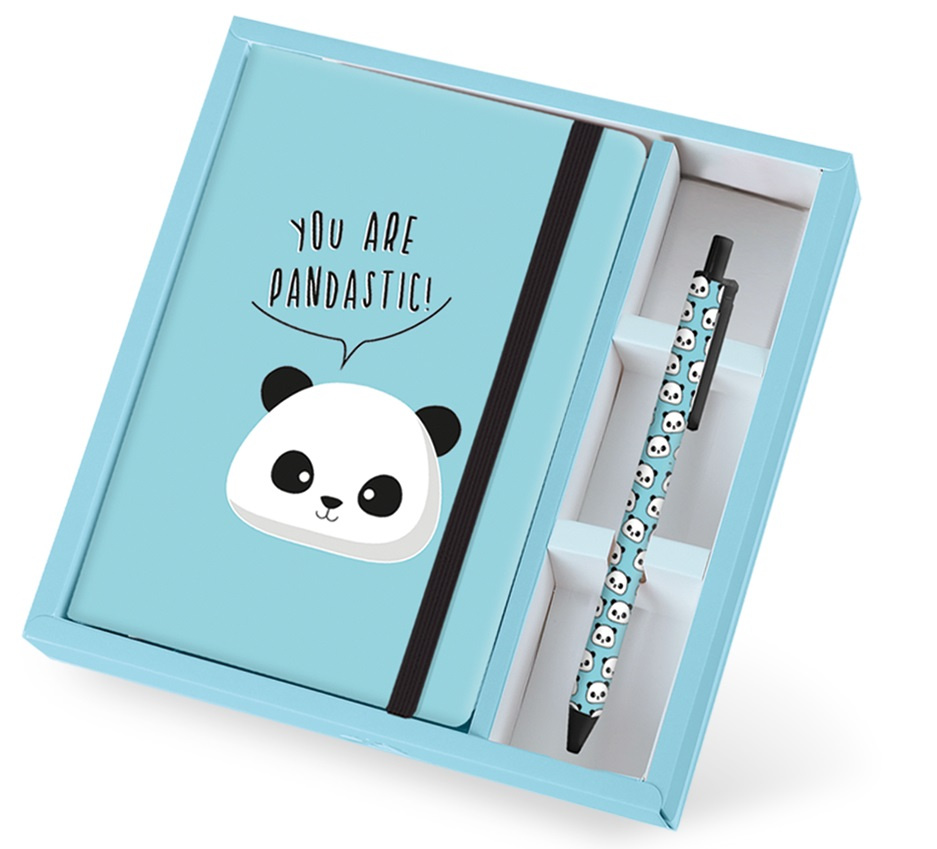 Set carnet si pix - Panda