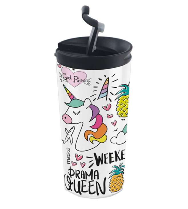 Cana de voiaj - Unicorn, 350 ml