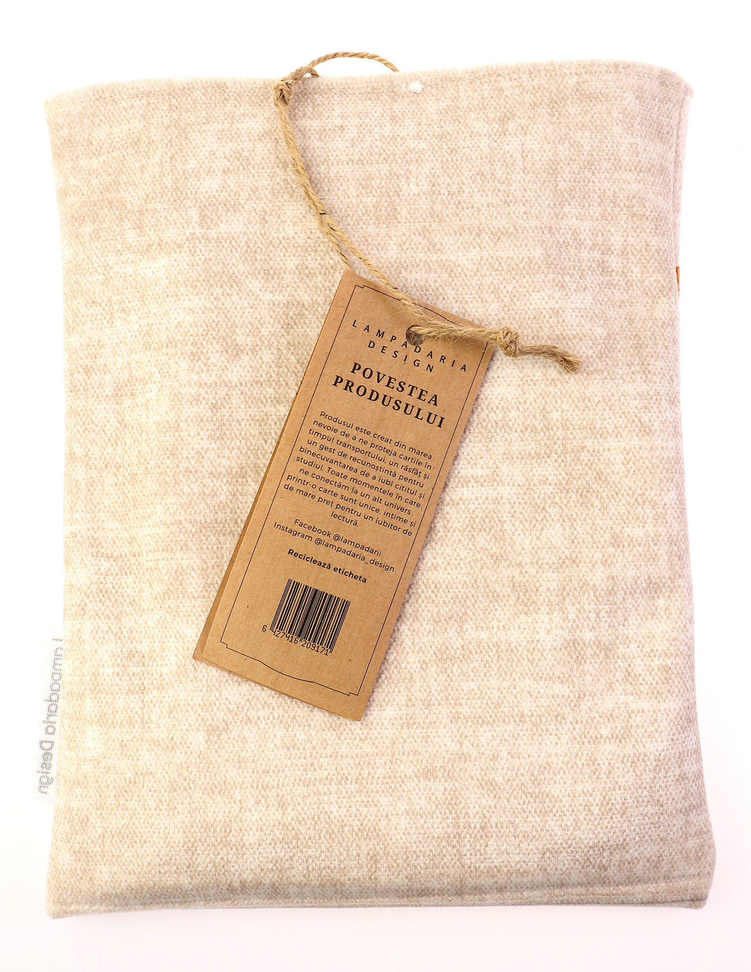 Husa pentru carte - Book Lovers - Peach