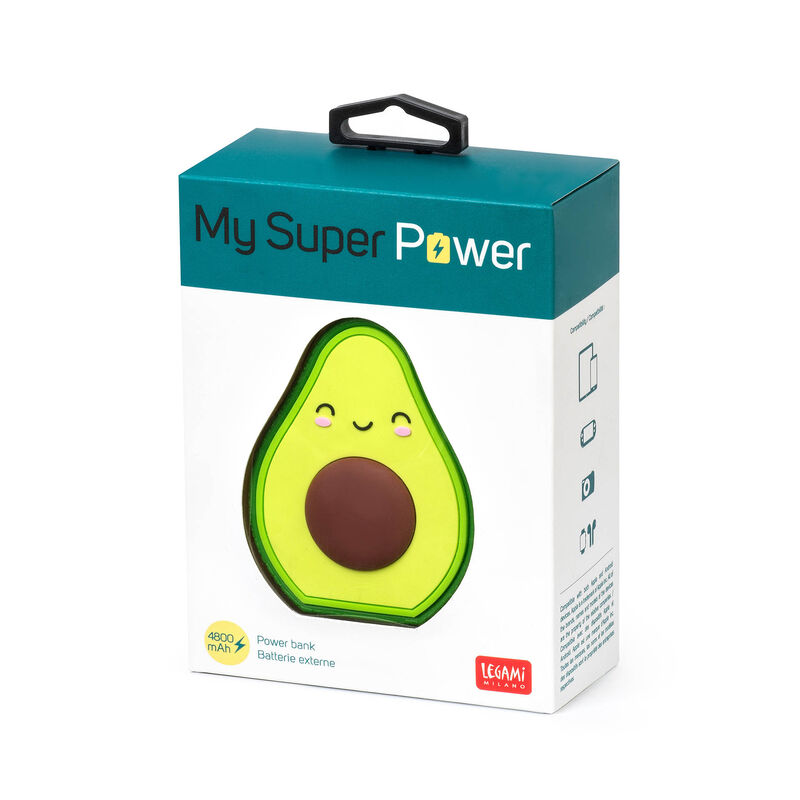 Baterie portabila - My Super Power - Avocado