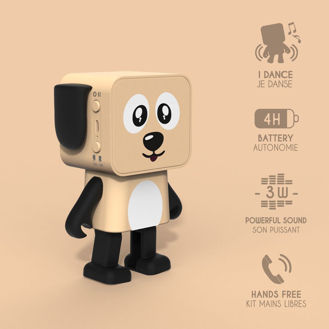 Mini boxa portabila - Dancing Animals - Dog