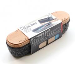 Penar cu suport pentru telefon - Felt Pencil Case