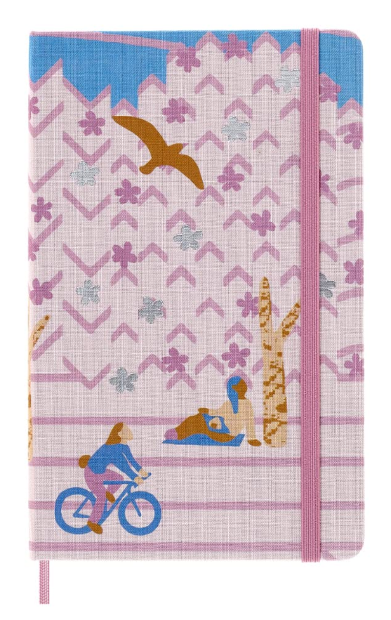 Carnet - Moleskine Limited Edition - Hard Cover, Large, Ruled - Sakura - Bicycle