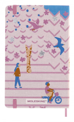 Carnet - Moleskine Limited Edition - Hard Cover, Large, Ruled - Sakura - Bicycle thumbnail