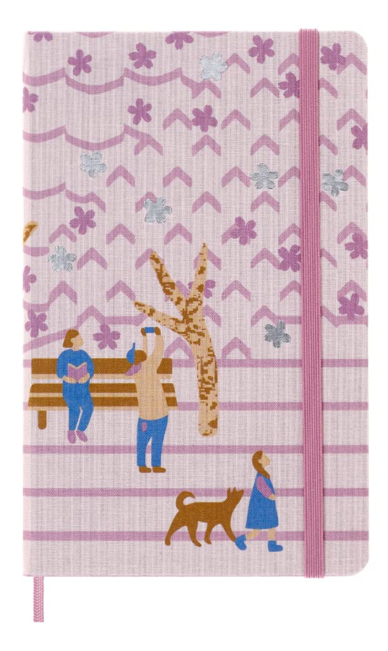 Carnet - Moleskine Limited Edition - Hard Cover, Large, Plain - Sakura - Bench