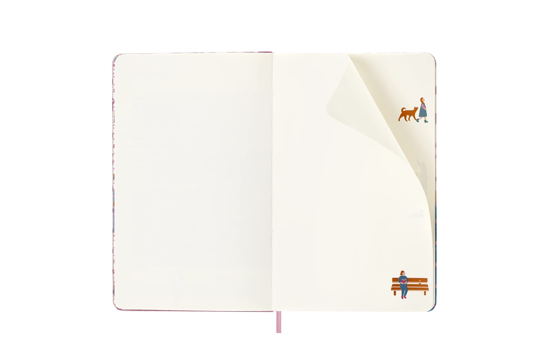 Carnet - Moleskine Limited Edition - Hard Cover, Large, Plain - Sakura - Bench