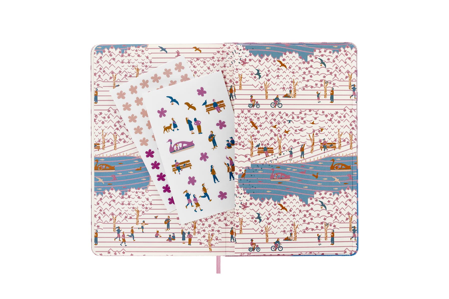 Carnet - Moleskine Limited Edition - Hard Cover, Large, Plain - Sakura - Bench