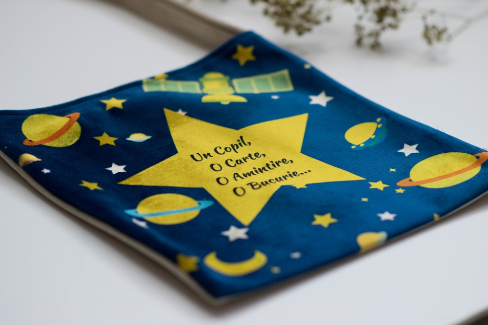 Husa de carte / Traistuta copii – Galaxie