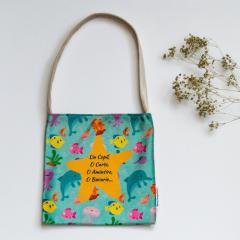 Husa de carte / Traistuta copii – Pesti - acvatic thumbnail