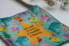 Husa de carte / Traistuta copii – Pesti - acvatic thumbnail