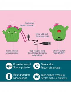 Mini boxa wireless - Pump Up The Volume - Cactus thumbnail