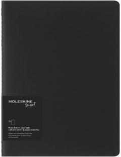 Set 2 caiete - Moleskine Smart - Extra Large, Cardboard Cover, Plain - Black thumbnail