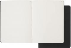 Set 2 caiete - Moleskine Smart - Extra Large, Cardboard Cover, Plain - Black thumbnail