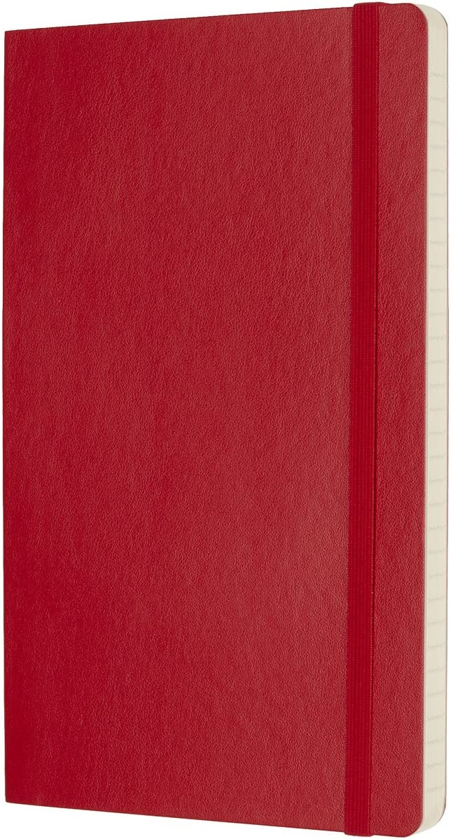 Carnet - Moleskine Classic - Large, Soft Cover, Ruled - Scarlet Red