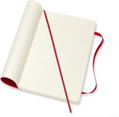 Carnet - Moleskine Classic - Large, Soft Cover, Ruled - Scarlet Red thumbnail