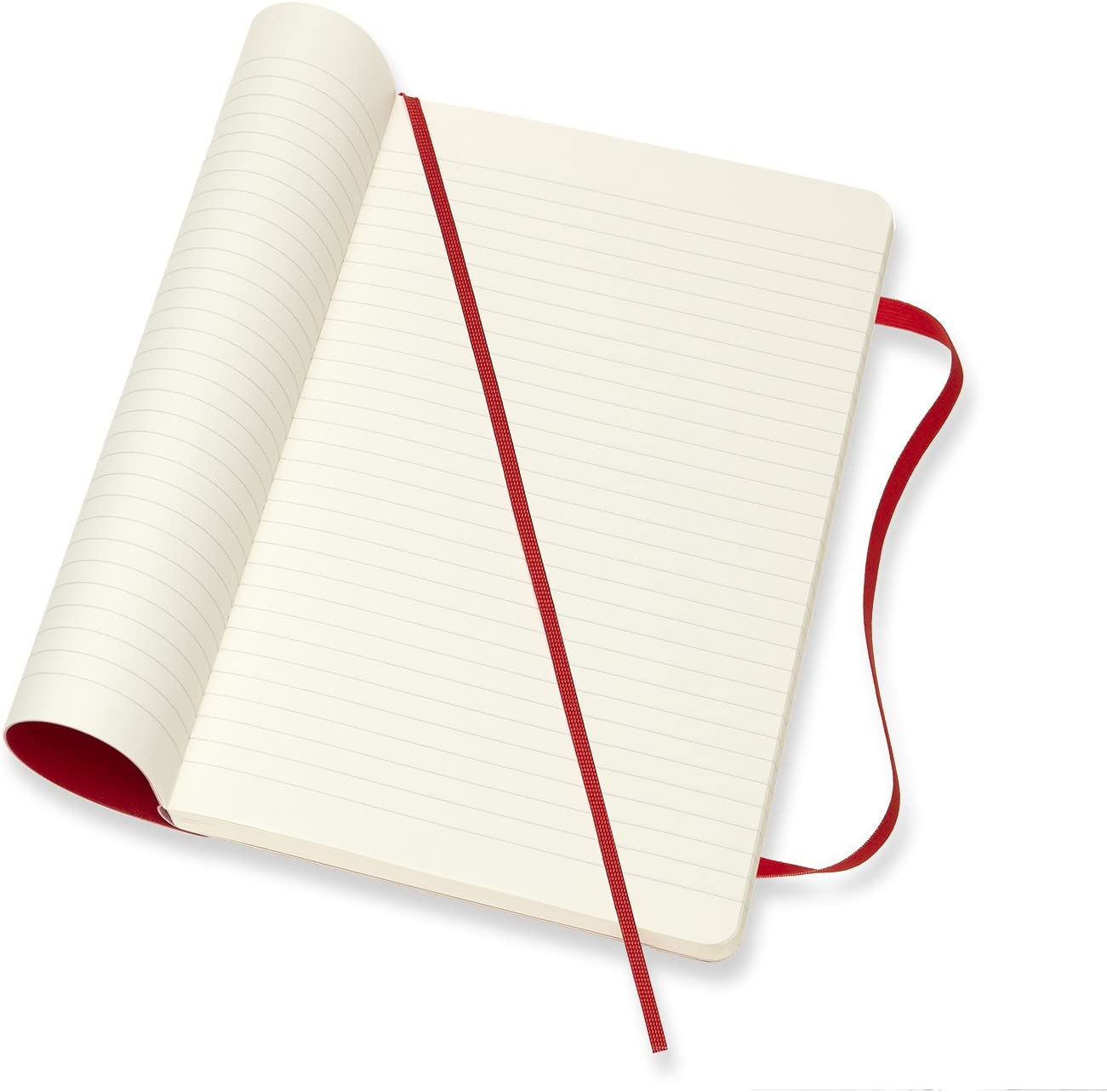Carnet - Moleskine Classic - Large, Soft Cover, Ruled - Scarlet Red