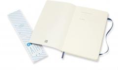 Carnet - Moleskine Classic - Large, Plain, Soft Cover - Sapphire Blue thumbnail