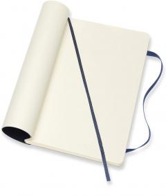 Carnet - Moleskine Classic - Large, Plain, Soft Cover - Sapphire Blue thumbnail