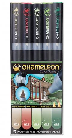Set 5 markere - Chameleon Nature Tones 