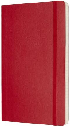 Carnet - Moleskine Classic - Soft Cover, Large, Squared - Scarlet Red thumbnail