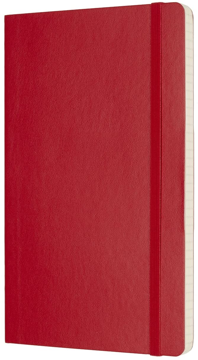 Carnet - Moleskine Classic - Soft Cover, Large, Squared - Scarlet Red