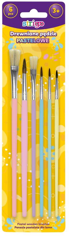 Set 6 pensule - Pastelowe