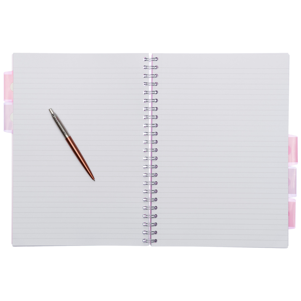 Caiet cu spirala - Project Book - Roz