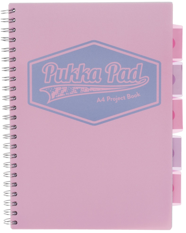 Caiet cu spirala - Project Book - Roz