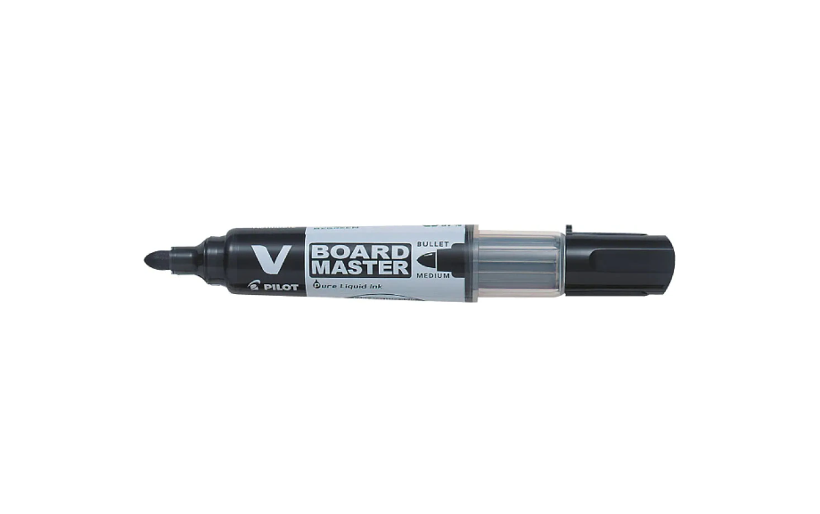 Marker pentru tabla - Pilot Vboard Master - Negru 6 mm