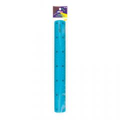 Rigla flexibila - Albastru, 30 cm