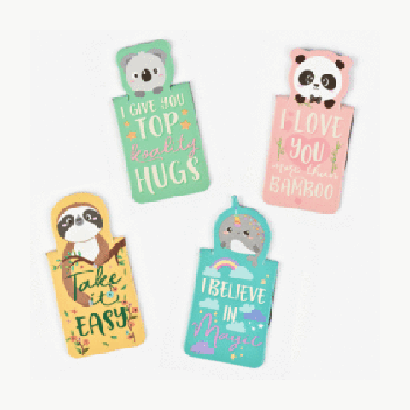 Set semne de carte magnetice - Animals