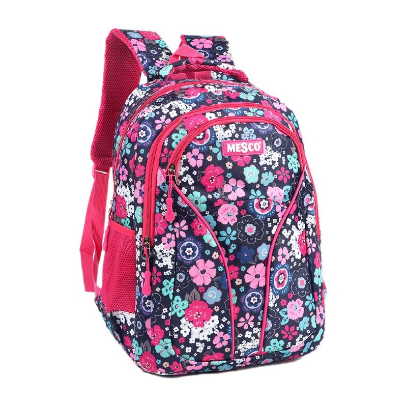 Ghiozdan scolar mare - Floricele